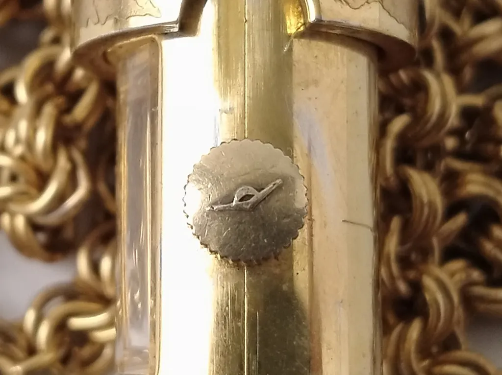 1960er Mondia Schweizer Emaille Klapp Anhängeruhr Vintage 7