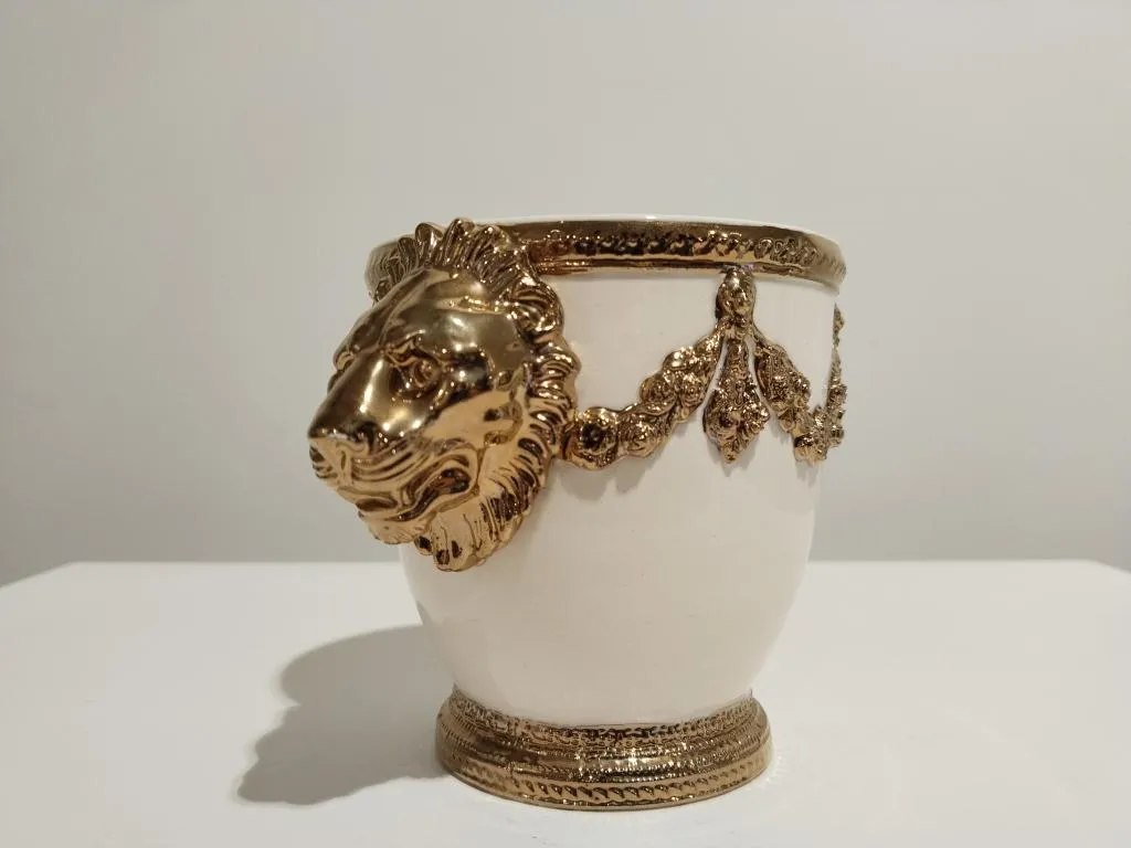 24k Gold Porcelain Cup Alexander The Great 2