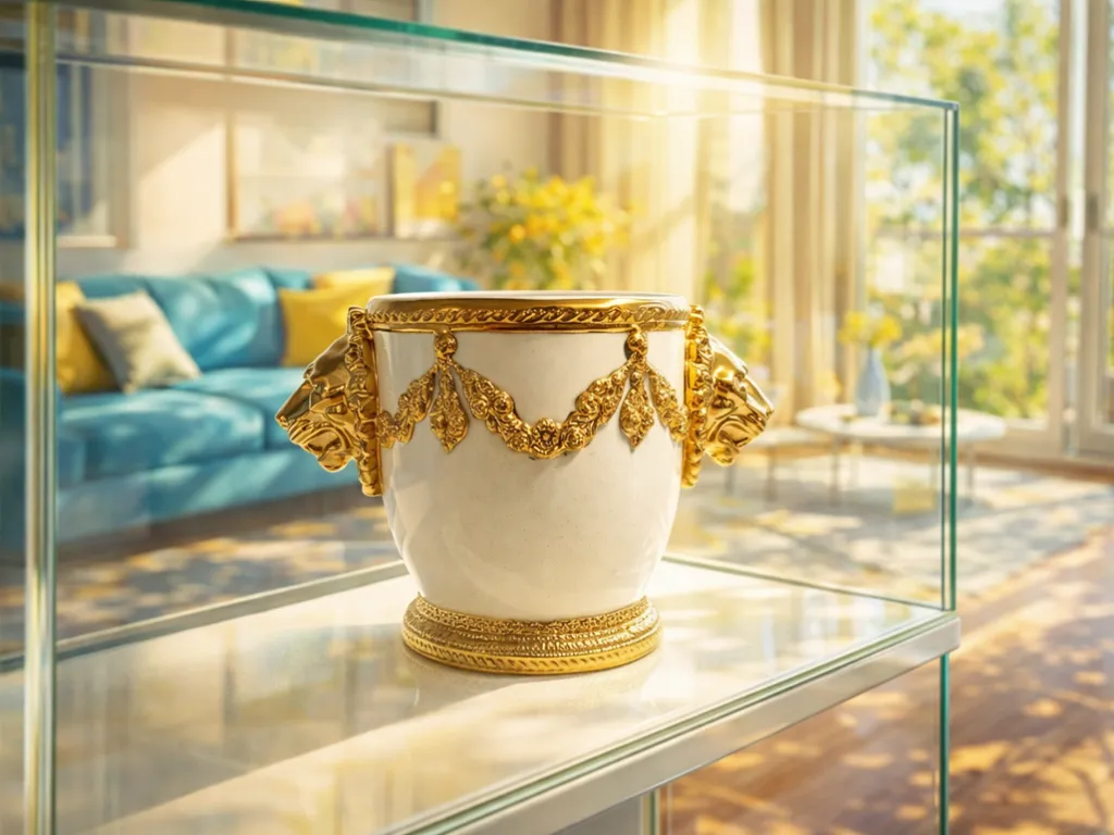 24k Gold Porcelain Cup Alexander The Great 3