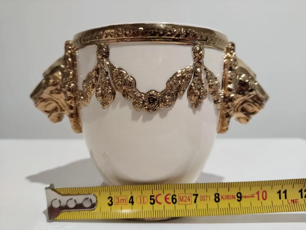 24k Gold Porcelain Cup Alexander The Great 8