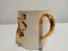 24K Gold Porcelain Cup Amphora 2