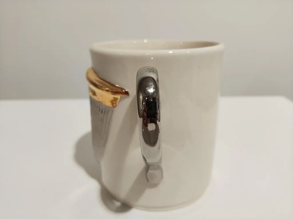 24k Gold Porcelain Cup Rhyton 2