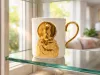 24K Gold Porcelain Cup Saint Nicholas 3