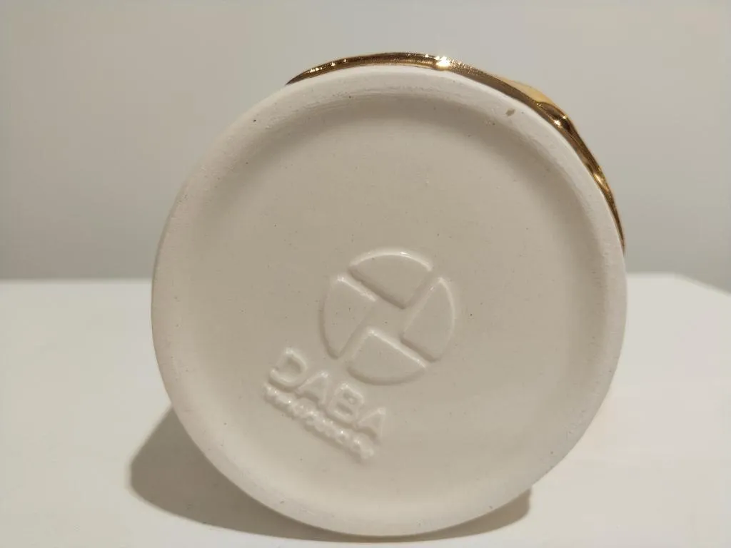 24K Gold Porcelain Cup Virgin Mary And Baby Jesus 5