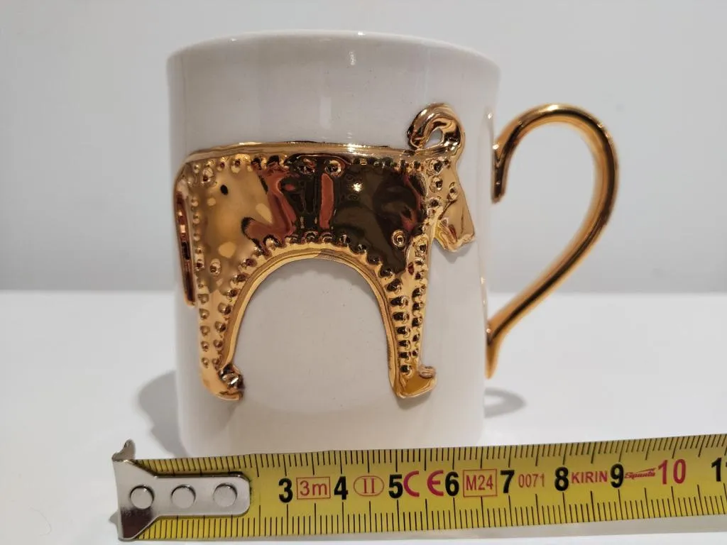 24K Gold Porcelain Cup World's First Gold 7