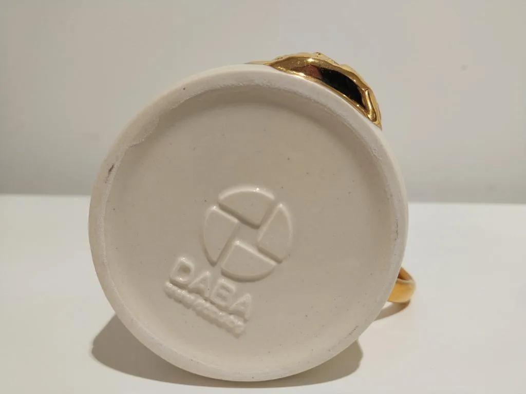 24K Gold Porzellanbecher Heiliger Georg 6