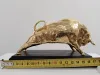 24k Vergoldete Bronzeskulptur Stier 8