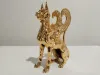 24K Vergoldete Greif-Bronzefigur 7