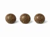 3 WWI Royal Marines Light Infantry Uniform Bronze Buttons