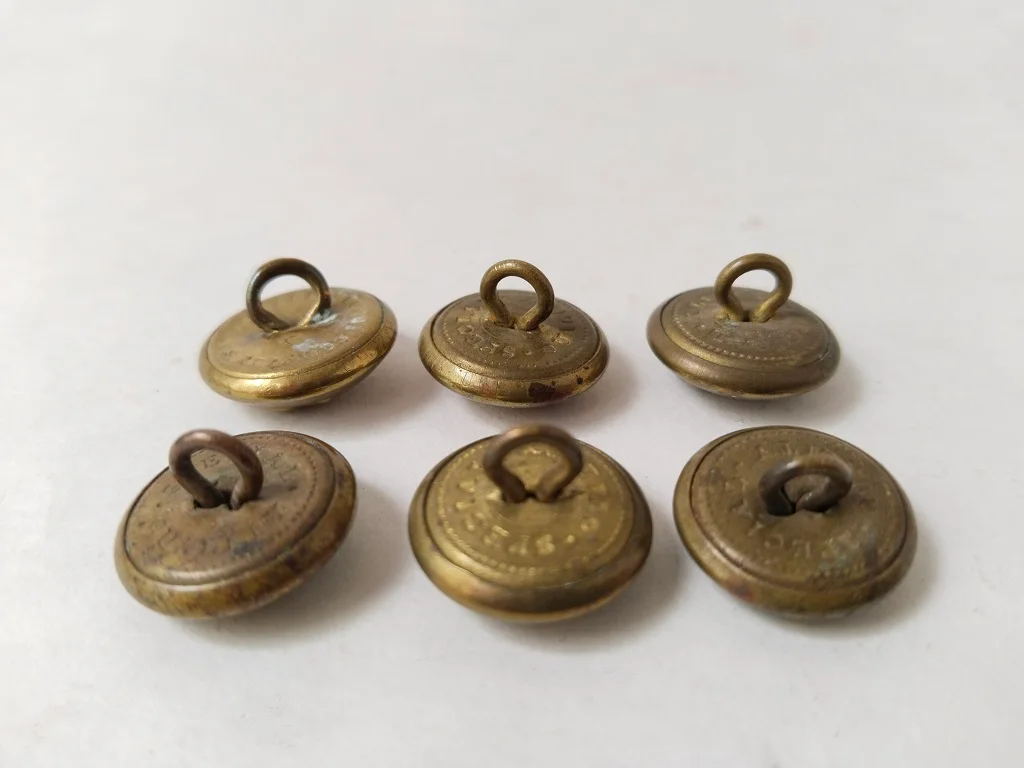 6 Southern Railway SR Vintage Clothing Buttons 3