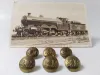 6 Southern Railway SR Vintage Clothing Buttons