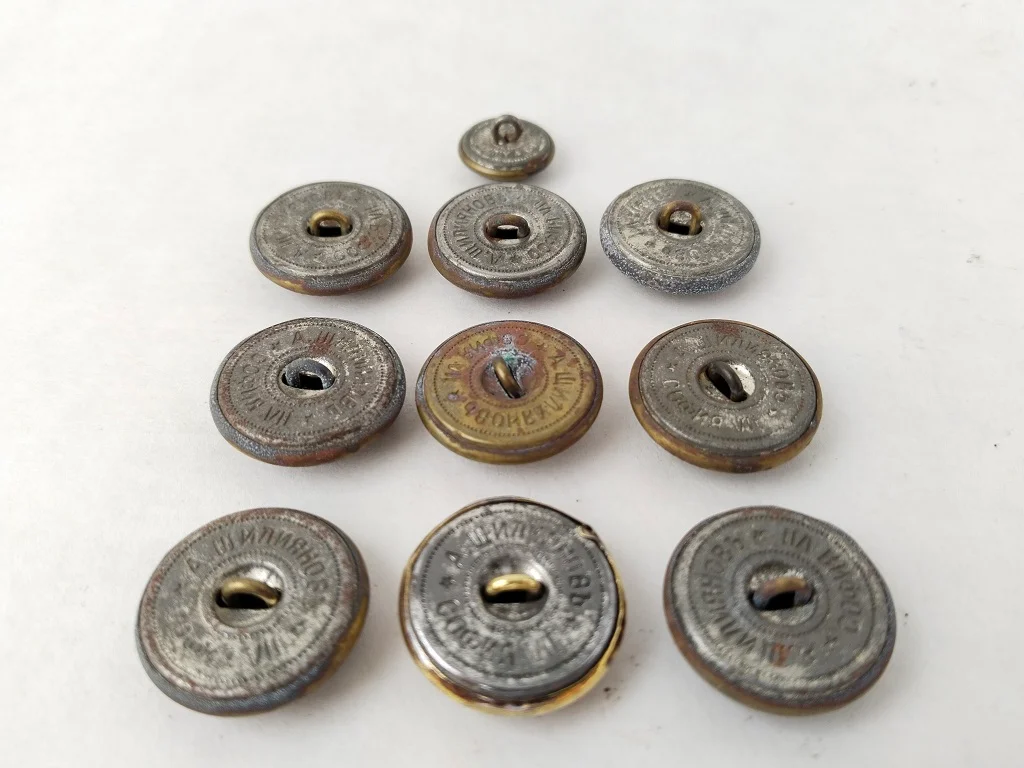 8 Ceremonial Royal Military Buttons Boris III Kingdom of 3