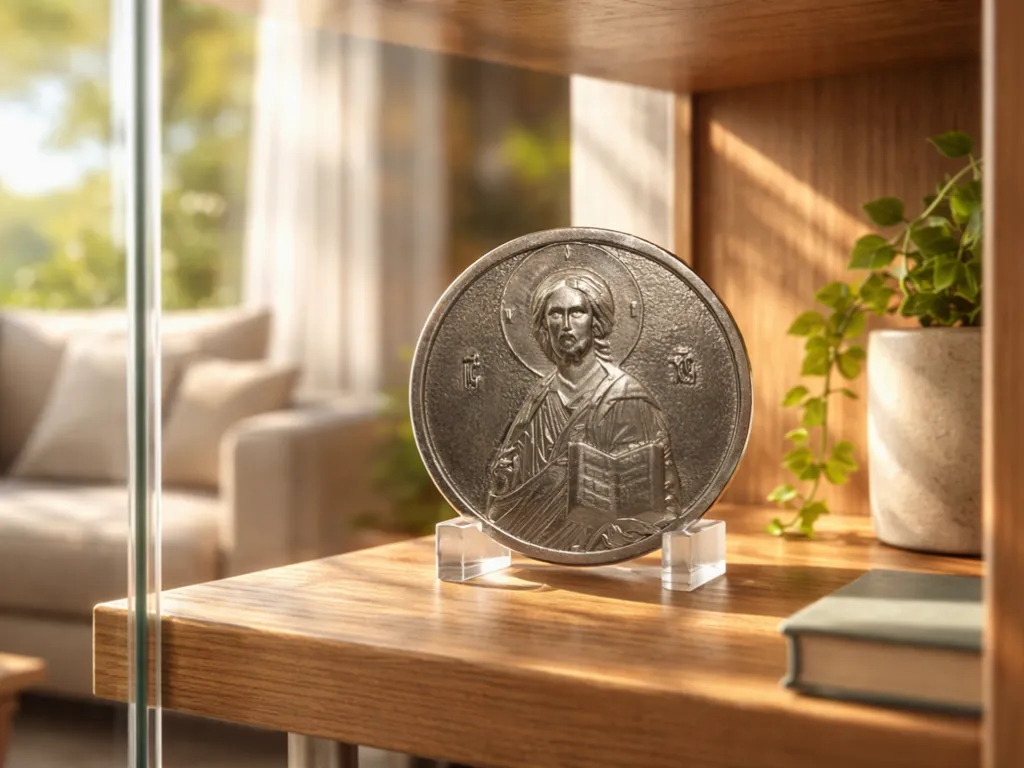 999 Silver Medallion Jesus ICOiN 3