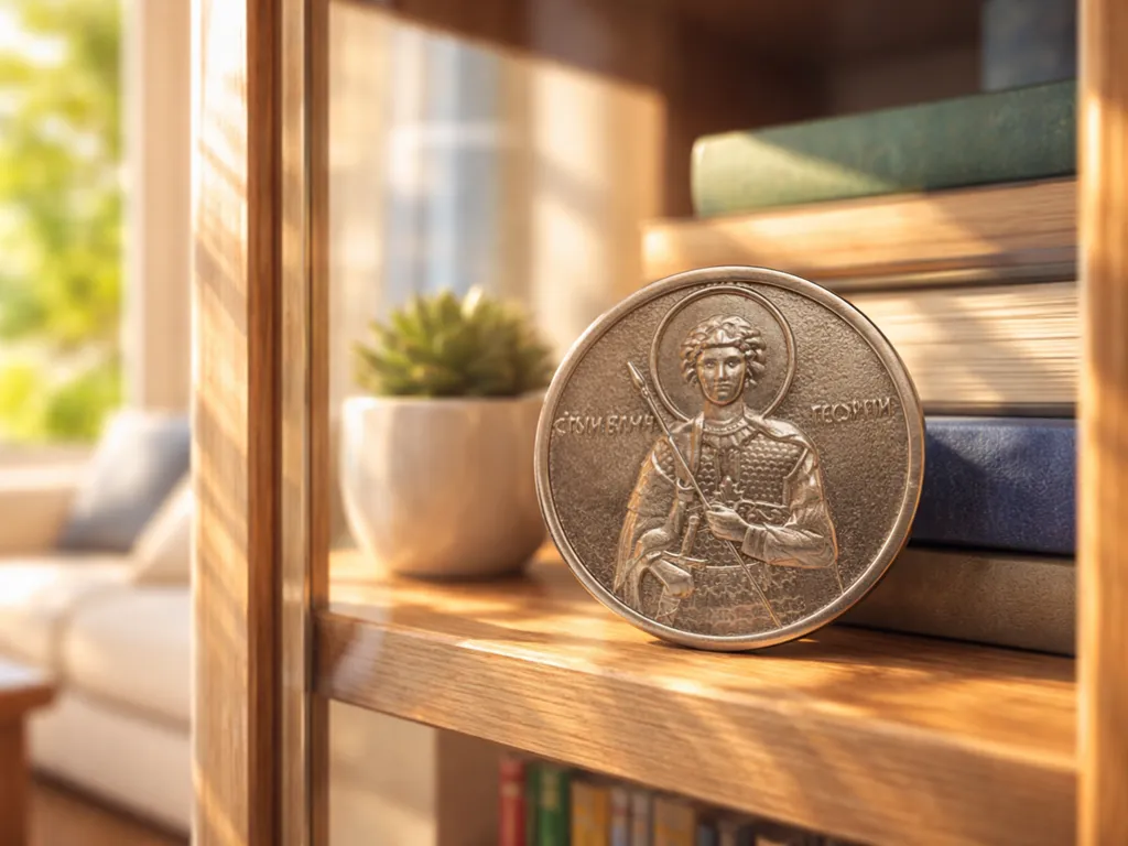 999 Silver Medallion Saint George ICOiN 3