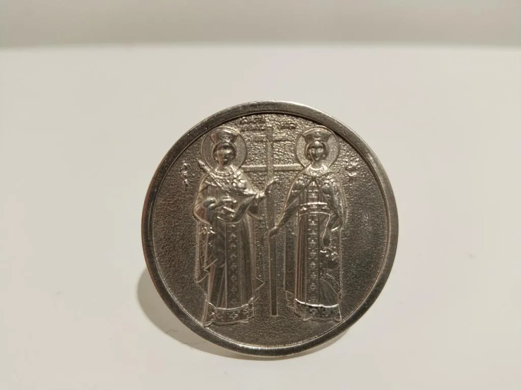 999 Silver Medallion Saints Constantine and Helena ICOiN 1