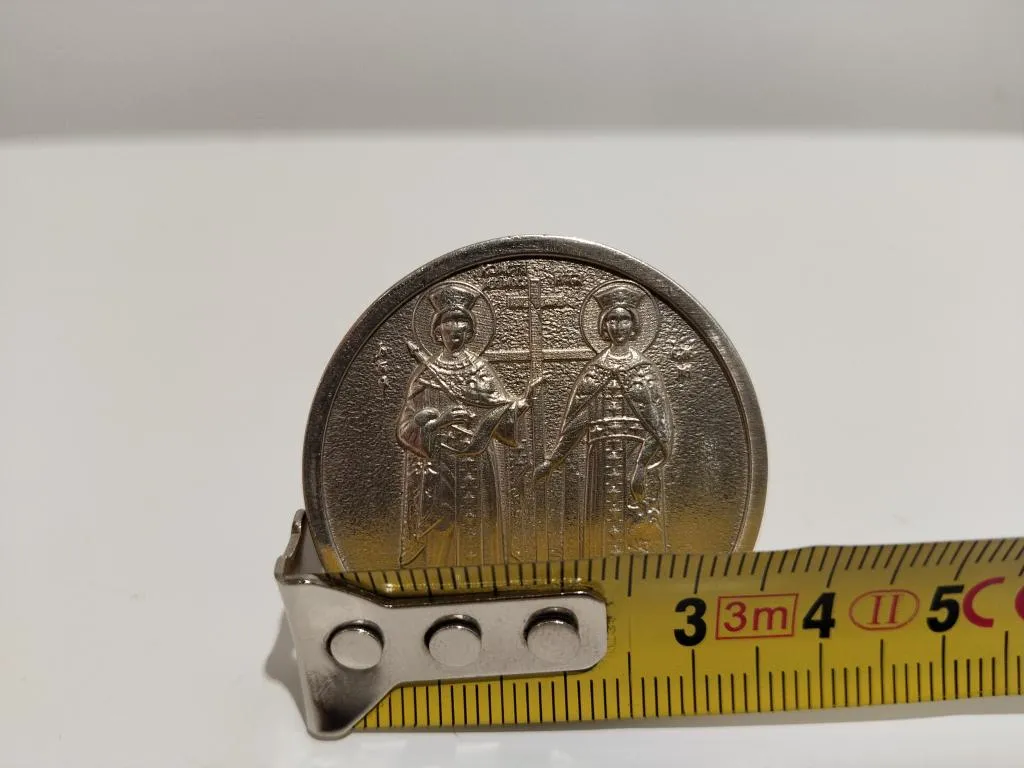 999 Silver Medallion Saints Constantine and Helena ICOiN 6