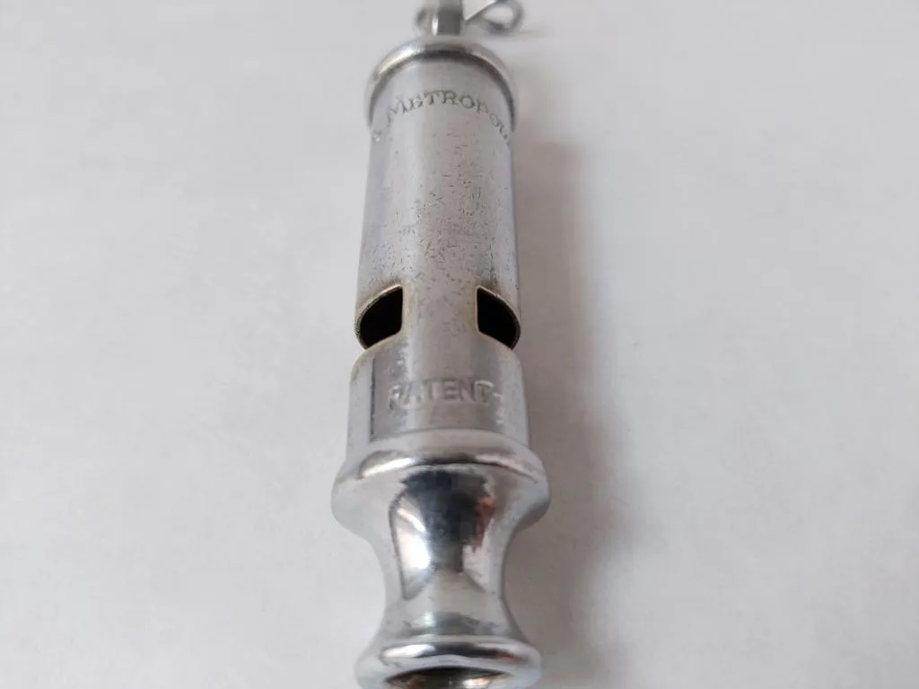 Acme The Metropolitan Police Whistle J Hudson and Co 1920s 6