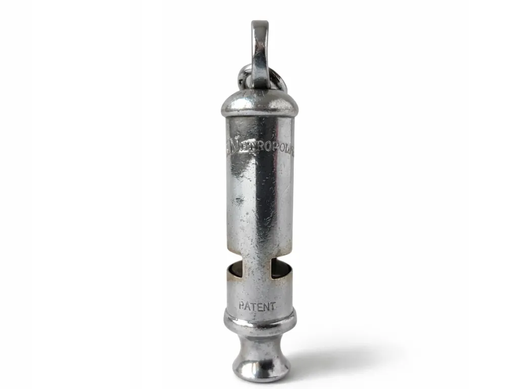 Acme The Metropolitan Police Whistle J Hudson and Co 1920s