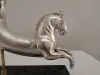 Ancient Stil Greek Silver Rhyton mit Pferdekopf 7
