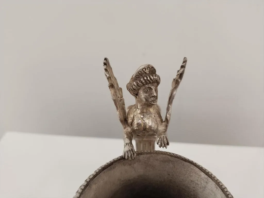 Antik Stil Echtes Silber Weinkanne 11