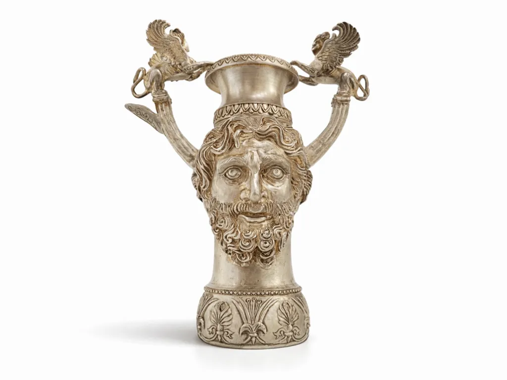 Antik Stil Echtes Silber Weinkanne