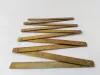 Antique French Folding Brass Ruler 1