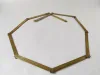 Antique French Folding Brass Ruler 4
