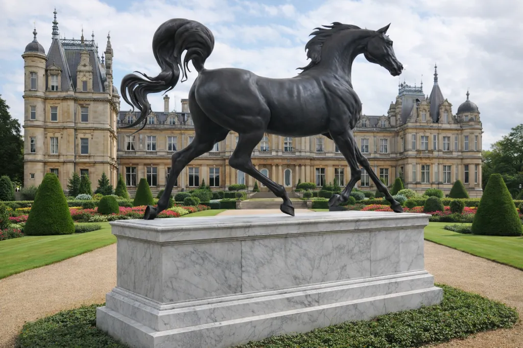 Arabian Horse Bronze Sculpture 3