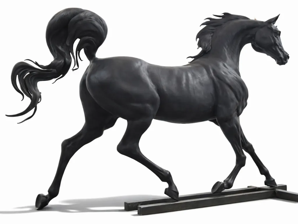 Arabian Horse Bronze Sculpture