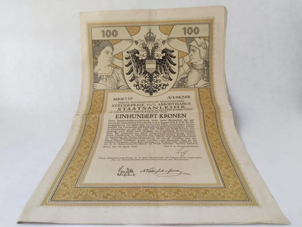 Austro-Hungarian Empire WWI Bond 2