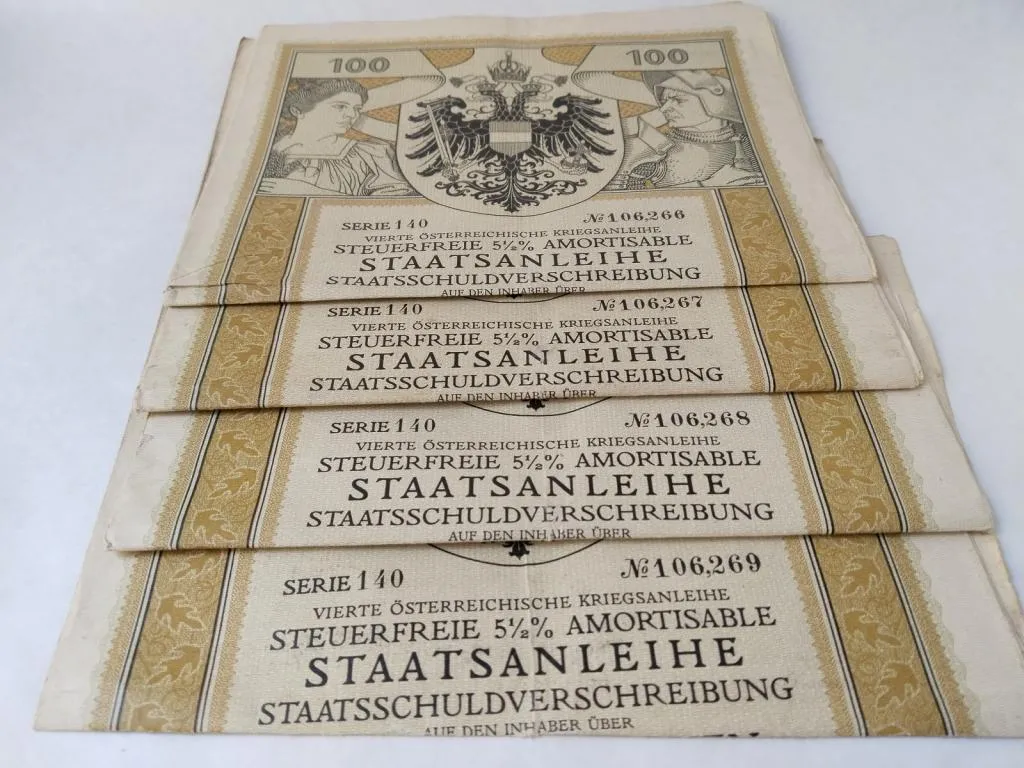 Austro-Hungarian Empire WWI Bond 5