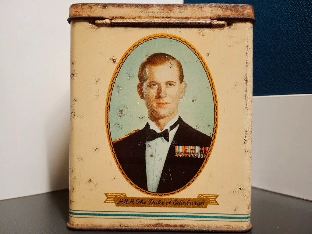 Blechdose Krönung Königin Elizabeth II Vintage 1950er 1