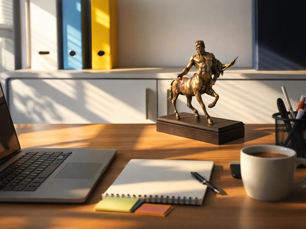 Brass Centaur Chiron Sculptur 3