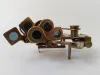 Brass Navigation Sextant Nautical Instrument Sailing Tool 3