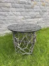 Bronze Branch Design Weatherproof Outdoor Side Table 3