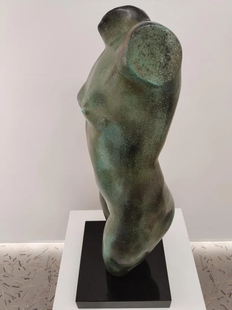 Bronze Classical Greek Female Torso Sculpture 5