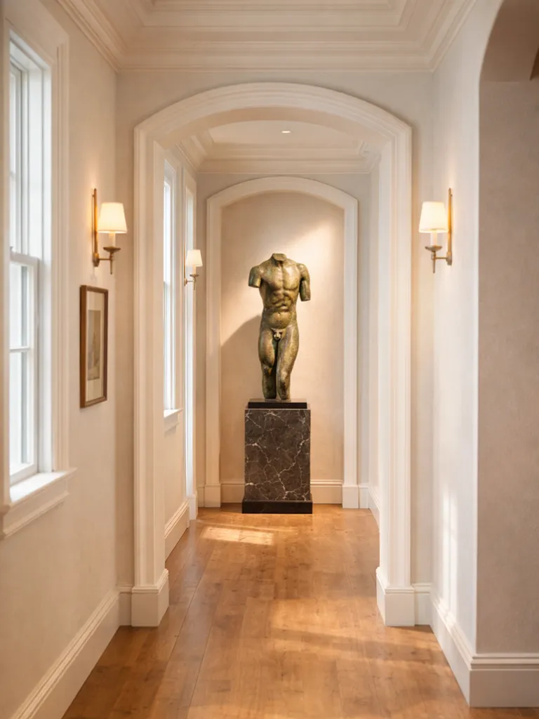 Bronze Classical Greek Male Torso Sculpture 3