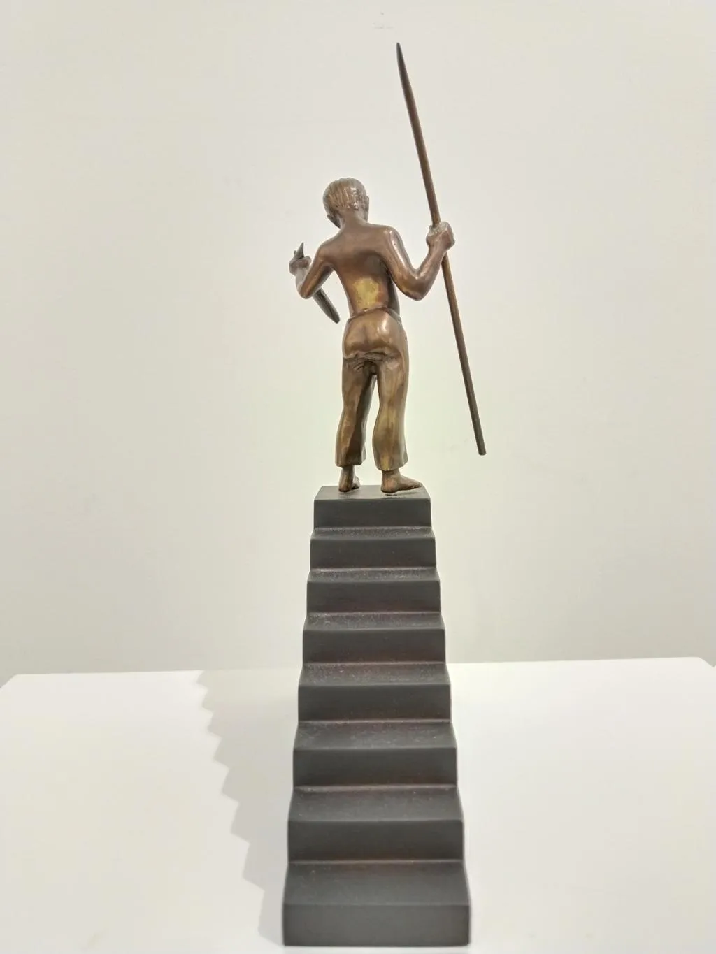 Bronze Fisher Boy Statue 5