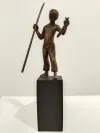 Bronze Fisher Boy Statue 7