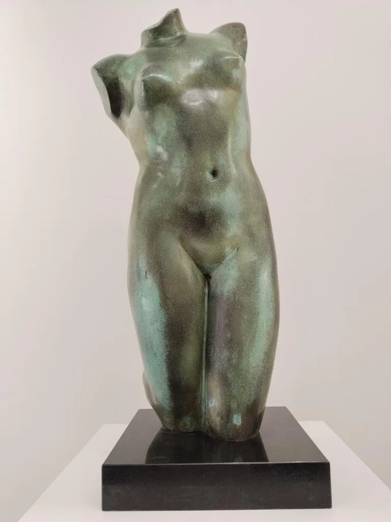 Bronze Griechische Skulptur Frau 1