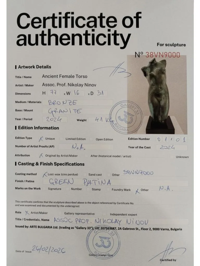 Bronze Griechische Skulptur Frau 11