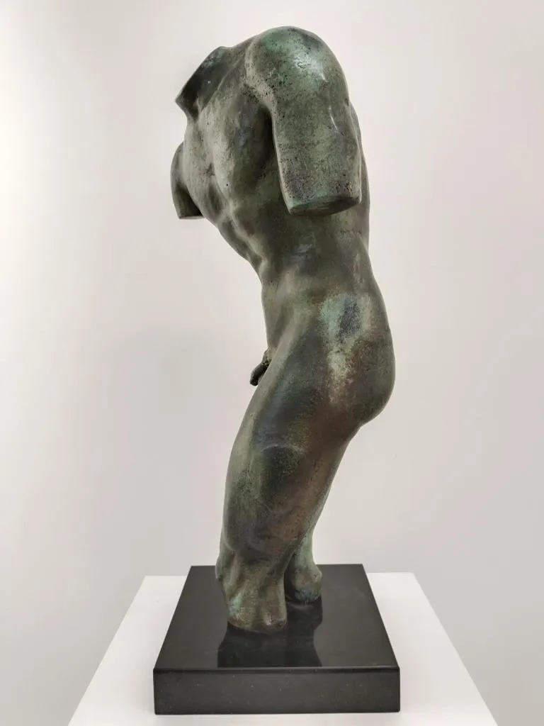 Bronze Griechische Skulptur Mann 5