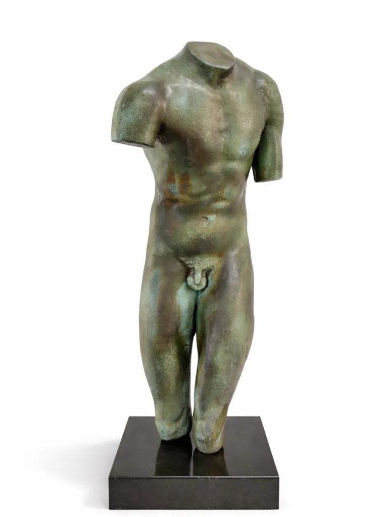 Bronze Griechische Skulptur Mann