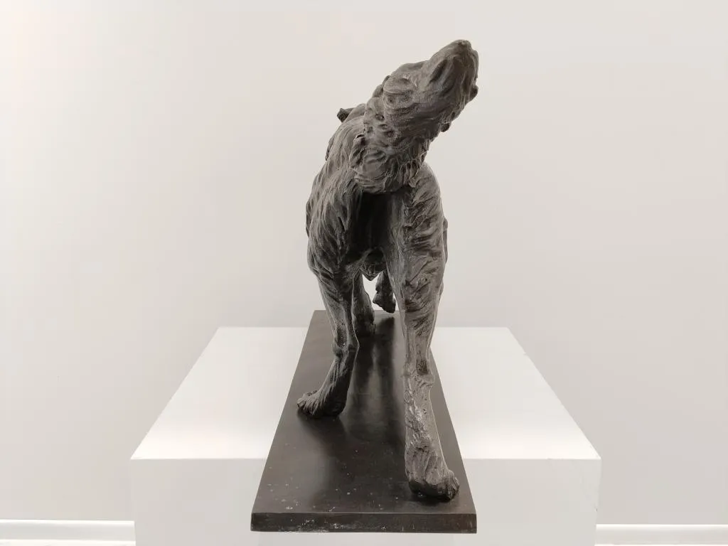 Bronze Wolf II Sculpture 10