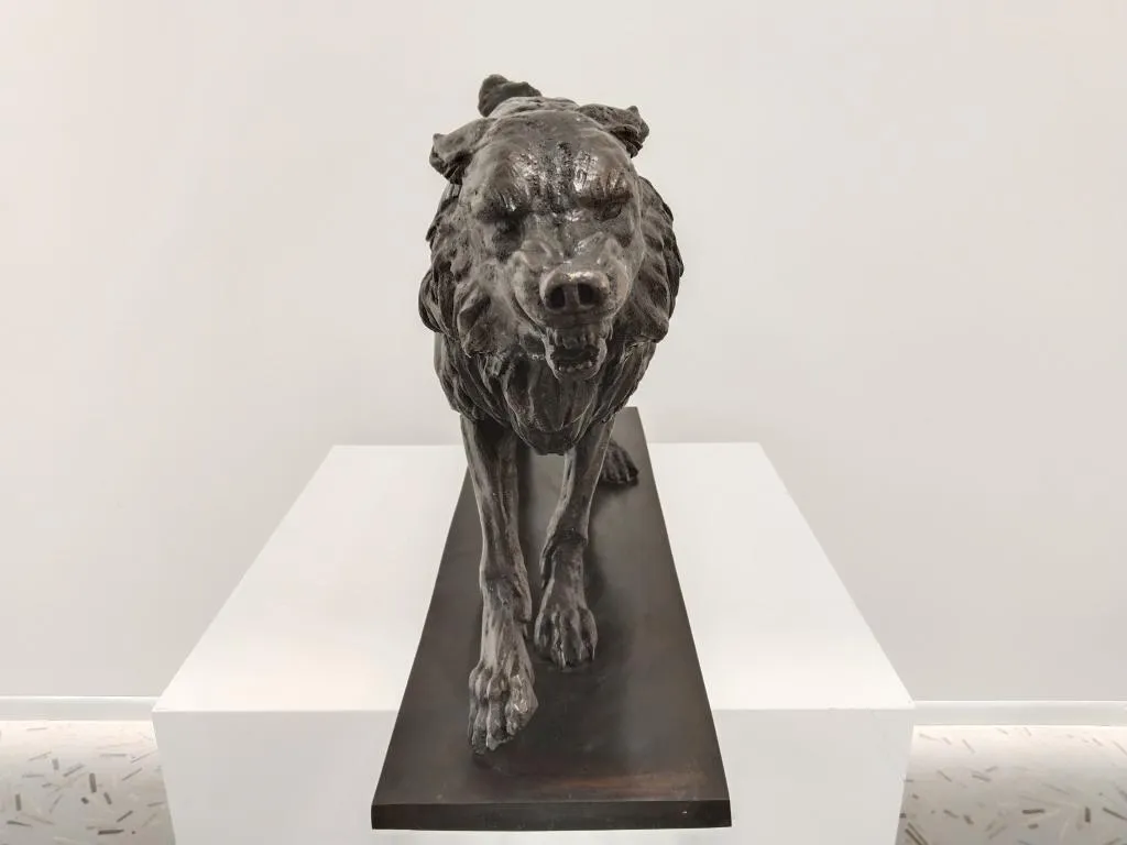 Bronze Wolf II Sculpture 4