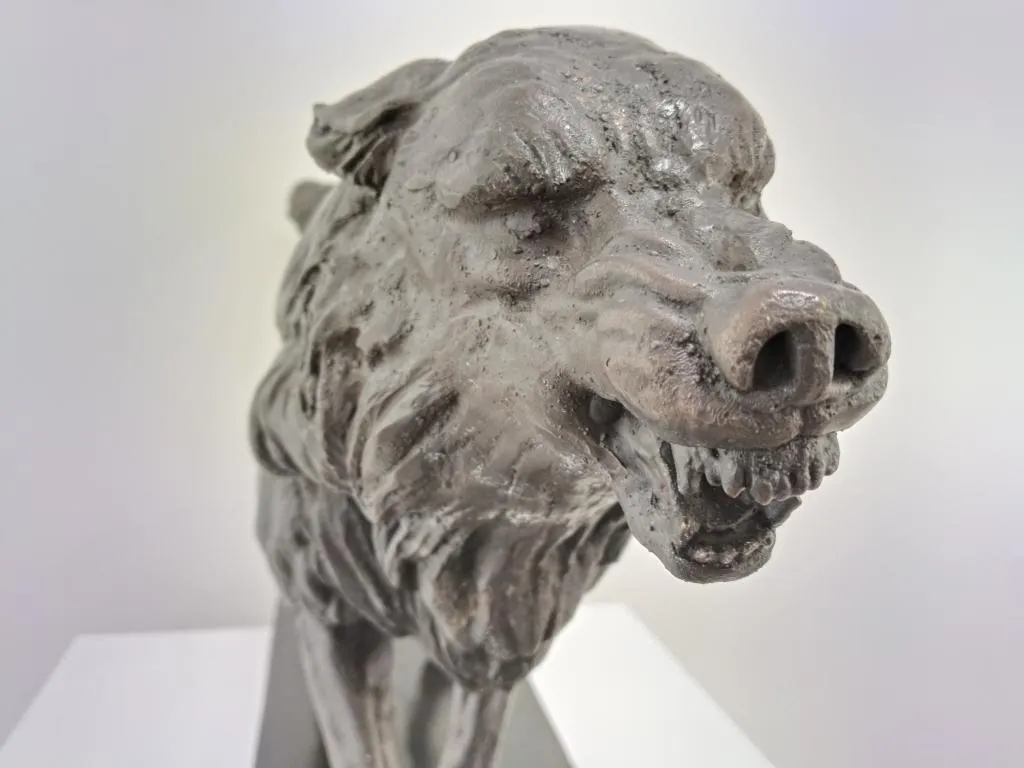 Bronze Wolf II Sculpture 5