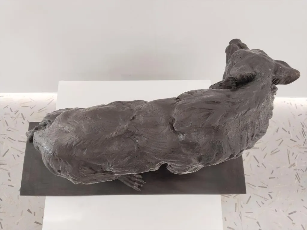 Bronze Wolf Sculpture 9