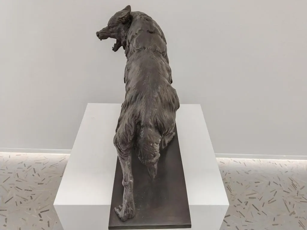 Bronze Wolf Skulptur 5