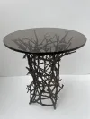 Cafe Bronze Gartentisch im Zweig-Design für Outdoor-Bereich 1