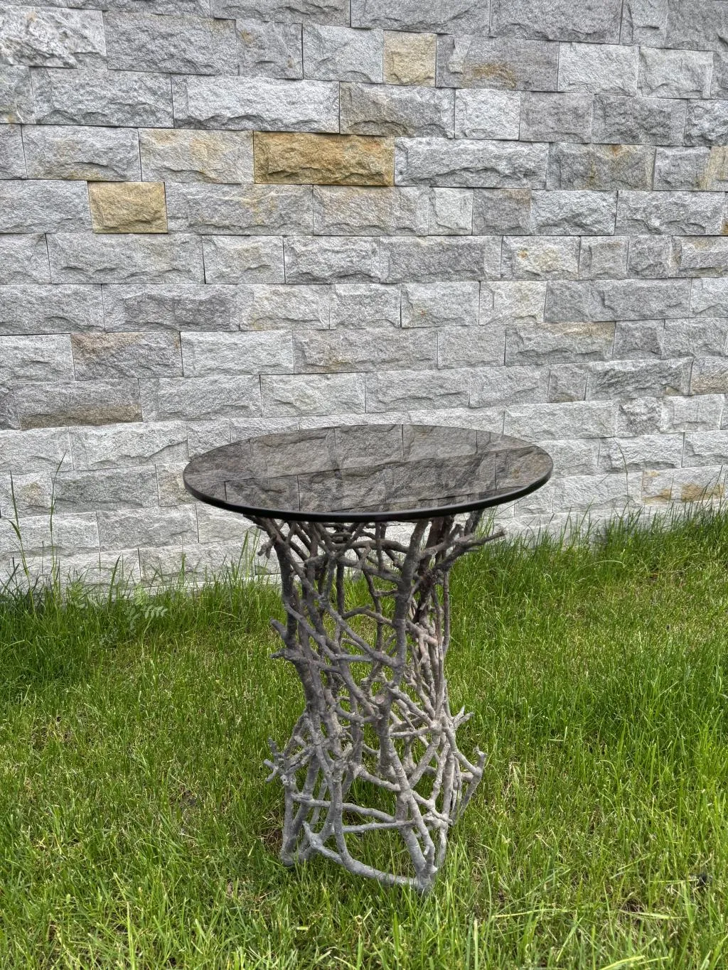 Cafe Bronze Gartentisch im Zweig-Design für Outdoor-Bereich 3